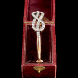 Victorian Diamond Love Knot Bangle