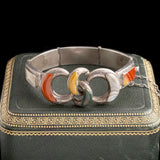 Scottish Victorian Knot Motif Pebble Bracelet