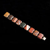 Early Victorian Agate & Jasper Specimen Bracelet