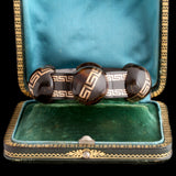 Victorian Greek Key Pique Bangle