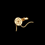 Etruscan Revival Teeny Tiny Forget Me Not Earrings