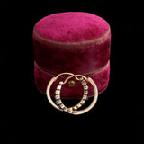 Georgian Paste Hoop Earrings