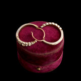 Georgian Paste Hoop Earrings