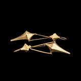 Gothic Revival Stylized Urn Earrings