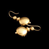 Etruscan Revival Granulated Earrings
