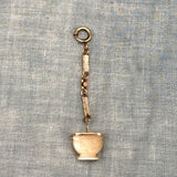 Mother of Pearl Basket Charm