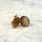 1876 Dime Locket in Gold