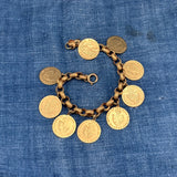 Georgian Pinchbeck Chain w/ Gaming Tokens