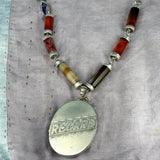 'Regard' Sweetheart Locket on Scottish Agate Chain