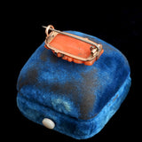 19th Century Carved Coral Medusa Brooch