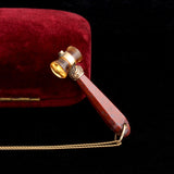 Victorian Jasper & Citrine Gavel Necklace