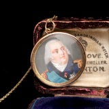 Georgian Louis XVIII Miniature Portrait Locket