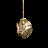 Victorian Greek Key Motif Triple Compartment Locket