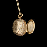 Victorian Greek Key Motif Triple Compartment Locket