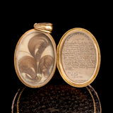 Aesthetic Movement Bird & Butterfly Honorific Locket