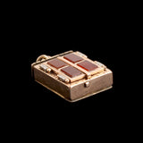 Victorian Onyx & Carnelian Window Locket