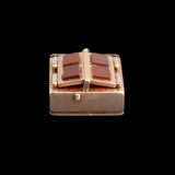 Victorian Onyx & Carnelian Window Locket