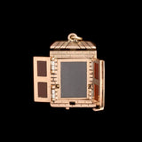 Victorian Onyx & Carnelian Window Locket