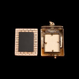 Victorian Onyx & Carnelian Window Locket