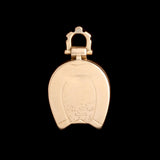 Gold Rush Era Gold in Quartz Horseshoe Locket