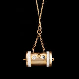 Late Victorian Perpetual Calendar Fob Necklace