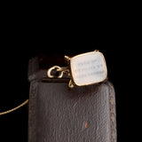 Victorian "Tho Lost to Sight" Wax Seal Necklace