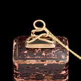 Georgian "De Fé-Icité" Snake Seal Necklace