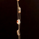 Victorian Agate & Jasper Festoon Necklace
