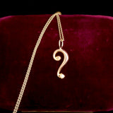 Edwardian Pearl Question Mark Necklace