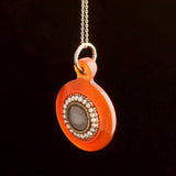 Georgian Carnelian & Pearl Locket