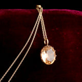Georgian Peach Paste Necklace