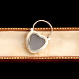 Victorian Heart Padlock Scallop Shell Locket