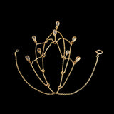 Victorian Aquamarine & Sapphire Festoon Necklace