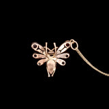 Victorian Gemstone Insect Necklace