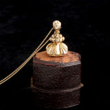 Georgian Forget Me Not Wax Seal Necklace