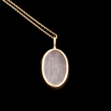 Ancient Roman Jupiter Intaglio Chalcedony Necklace