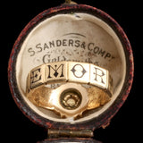 Victorian William & Rebecca Perrott Mourning Ring