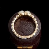 Georgian Toi et Moi Pearls Eternity Ring