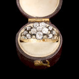 Georgian Diamond Pansy Mourning Ring