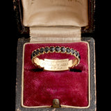 Georgian French Jet Mourning Ring