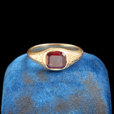 Early Victorian Garnet Solitaire