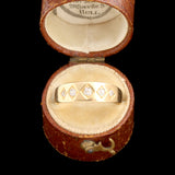 Victorian Diamonds within Diamonds Five Stone Ring