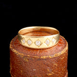 Victorian Diamonds within Diamonds Five Stone Ring