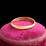 Victorian 22k Gold 2.7mm Wedding Band