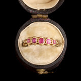 Victorian Archaeological Style Ruby Ring