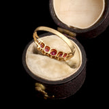 Victorian Archaeological Style Ruby Ring