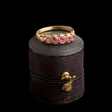 Victorian Archaeological Style Ruby Ring