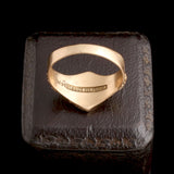 Late 19th Century Gold in Quartz Grapes & Leaves Ring