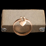 WWI Era Heart Padlock Sweetheart Ring