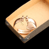 WWI Era Heart Padlock Sweetheart Ring